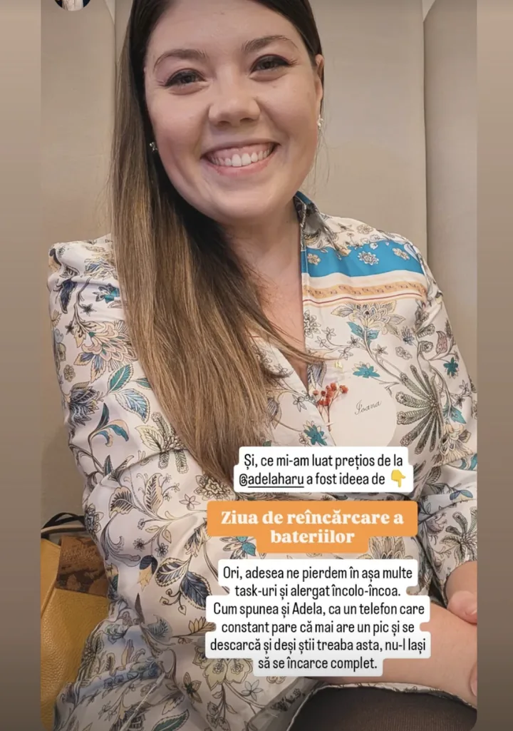 Mesaj de la Anonimă despre ziua de reîncărcare
